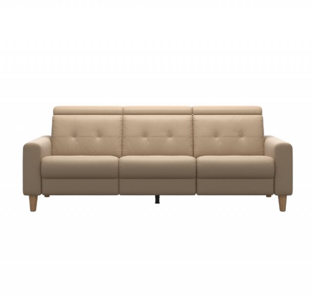 Stressless Stressless Anna 3 Seater Static Sofa With A1 Arms