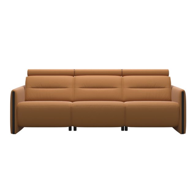 Stressless Stressless Emily Static 3 Seater Sofa With Wood Inlay