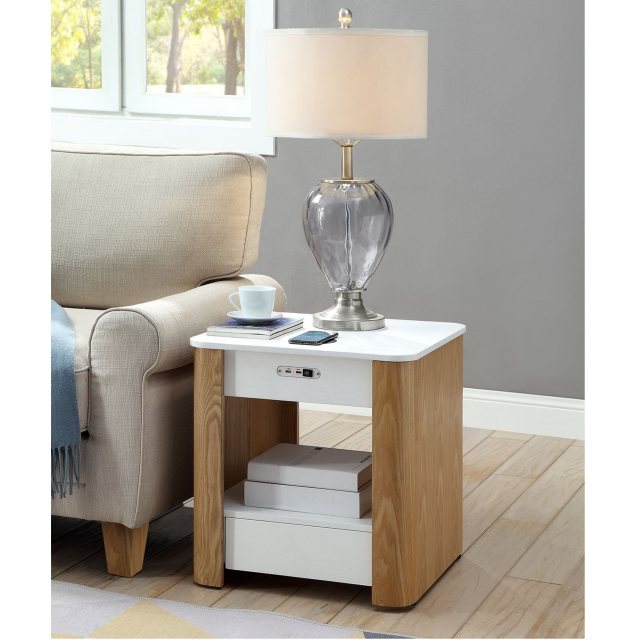 Jual Furnishing Jual San Francisco Smart Lamp Bedside Table JF403