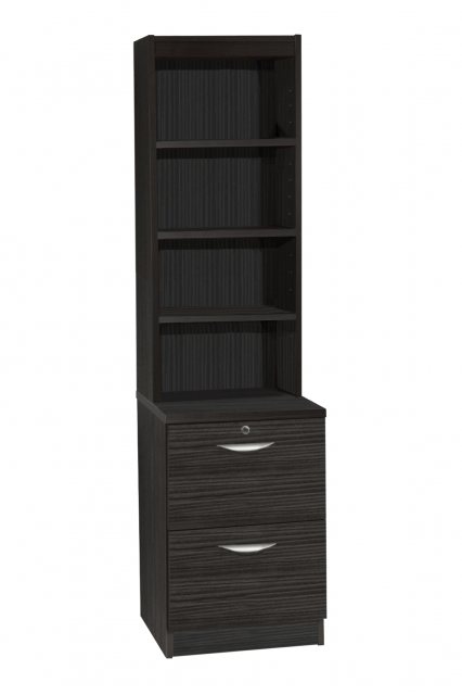 File cabinet outlet with hutch