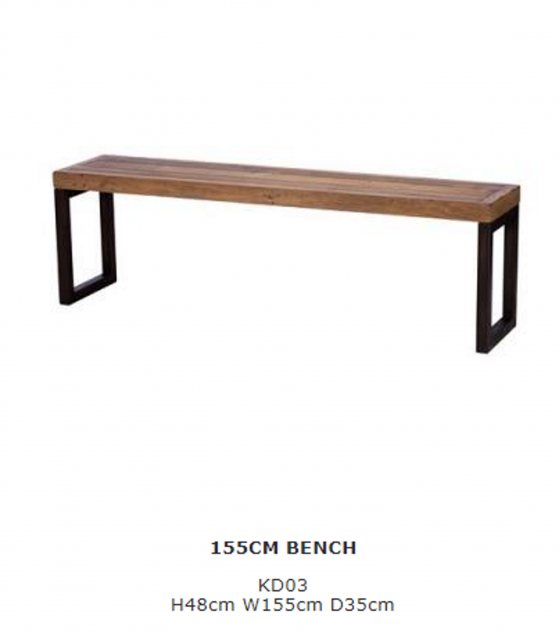 Hafren Collection Hafren Collection Sherlock Nixon 155cm Bench