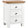 Devonshire Living Devonshire Dorset Painted 3 Drawer Bedside Chest