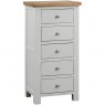 Devonshire Living Devonshire Dorset Painted 5 Drawer Tall Chest