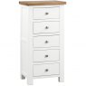 Devonshire Living Devonshire Dorset Painted 5 Drawer Tall Chest