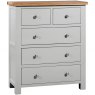 Devonshire Living Devonshire Dorset Painted 2 Over 3 Drawer Chest