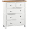 Devonshire Living Devonshire Dorset Painted 2 Over 4 Drawer Chest