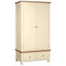Devonshire Dorset Painted Double Wardrobe With 2 Drawers