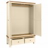 Devonshire Living Devonshire Dorset Painted Double Wardrobe With 2 Drawers