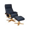 Global Furniture Alliance GFA Vienna Swivel Recliner & Footstool