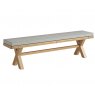 Corndell Corndell Normandy Cross Leg Dining Bench