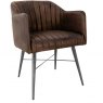 Hafren Collection Hafren Collection K Chair Collection Leather & Iron Chair CH502