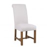 Hafren Collection Hafren Collection K Scroll Back Fabric Check Dining Chair