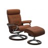 Stressless Stressless Erik Recliner Chair & Footstool (Signature Base)