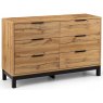 Julian Bowen Julian Bowen Bali 6 Drawer Wide Chest