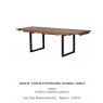 Hafren Collection Sherlock Nixon 180-240cm Extending Dining Table