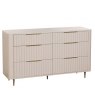 Hafren Collection Sherlock Lily 6 Drawer Wide Chest