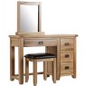 Crowther Distribution Minnesota Oak Dresser, Mirror & Stool