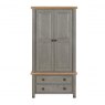 Crowther Distribution New York Oak 2 Door Wardrobe