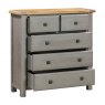 Crowther Distribution Crowther Distribution New York Oak 5 Drawer Chest