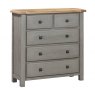 Crowther Distribution Crowther Distribution New York Oak 5 Drawer Chest