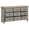 Crowther Distribution Crowther Distribution New York Oak 9 Drawer Chest