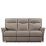 Hyde Line 6593 Verona 3 Seater Powered Recliner Sofa With Comfort Plus Headrest