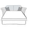 Buoyant Upholstery 2 Seater Sofa Bed Deluxe Mattress