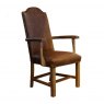 Carlton Furniture Upholstered Bespoke President Carver Chair