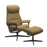 Stressless Stressless Philip Cross Base Recliner Chair & Footstool