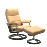 Stressless Stressless David Recliner Chair & Footstool (Signature Base)